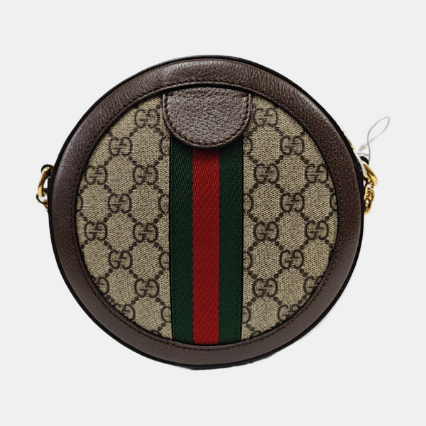Ophidia Mini Monogram Coated Canvas Beige