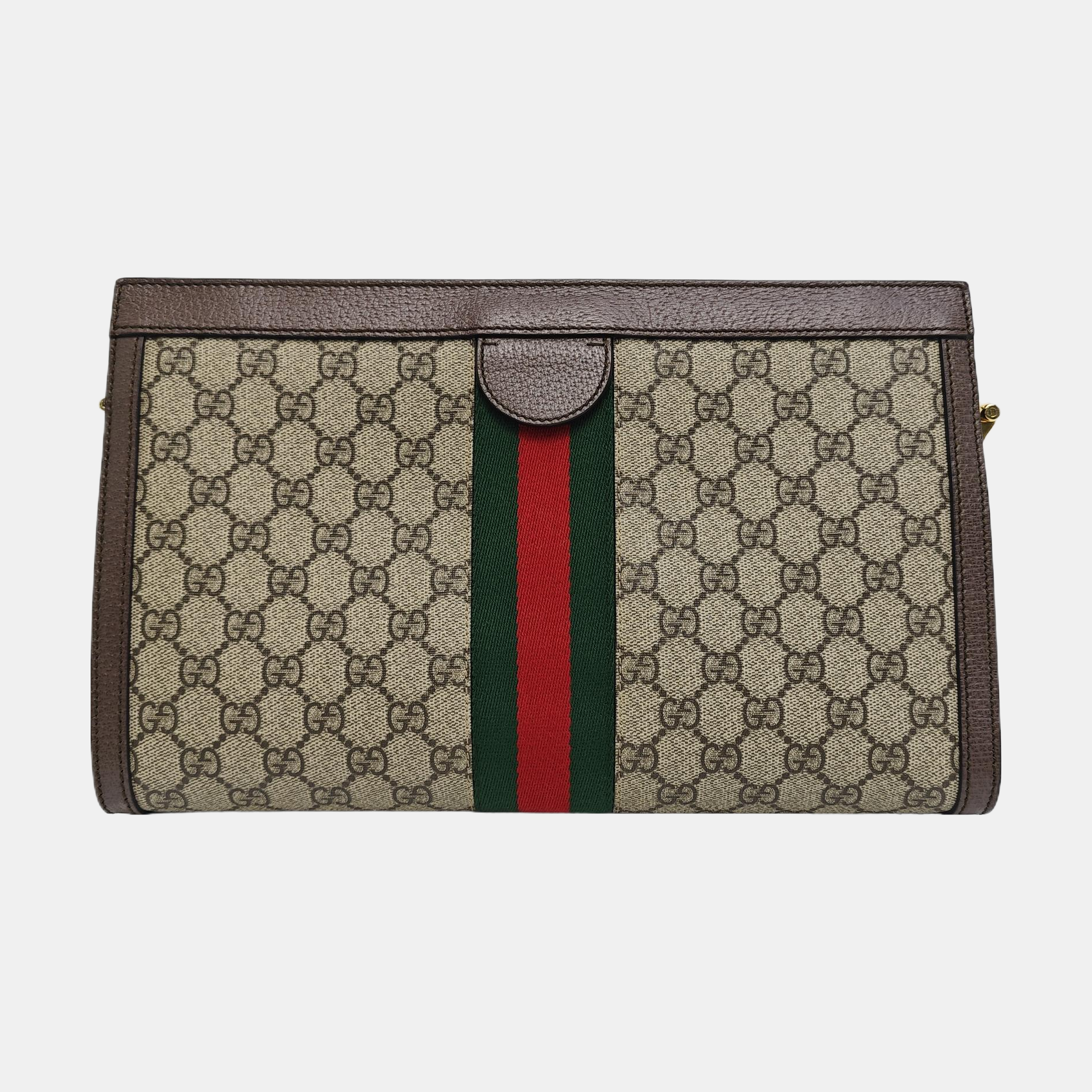 Authenticated pre-owned  Ophidia Medium Monogram Coated Canvas Beige - Shoulder Bag at Looply