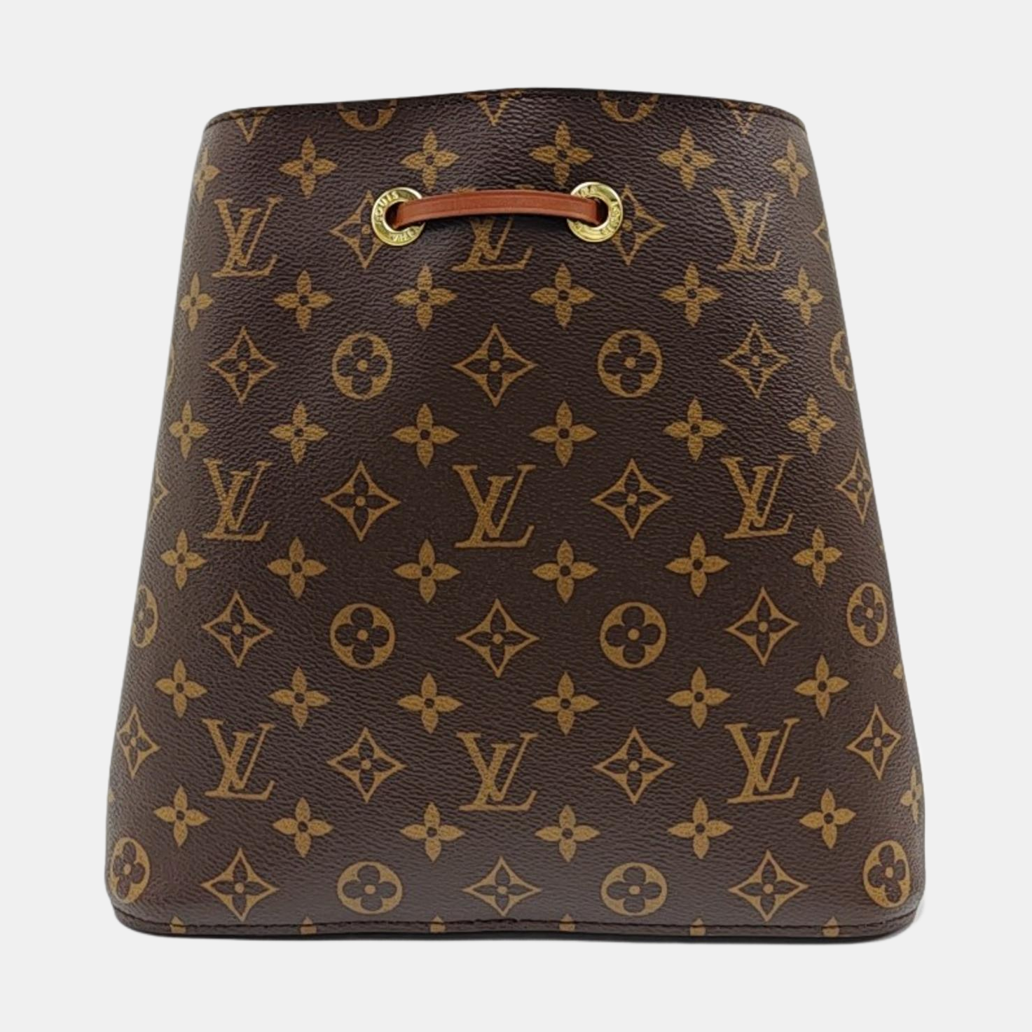 NÉONOÉ MM Monogram Coated Canvas Brown
