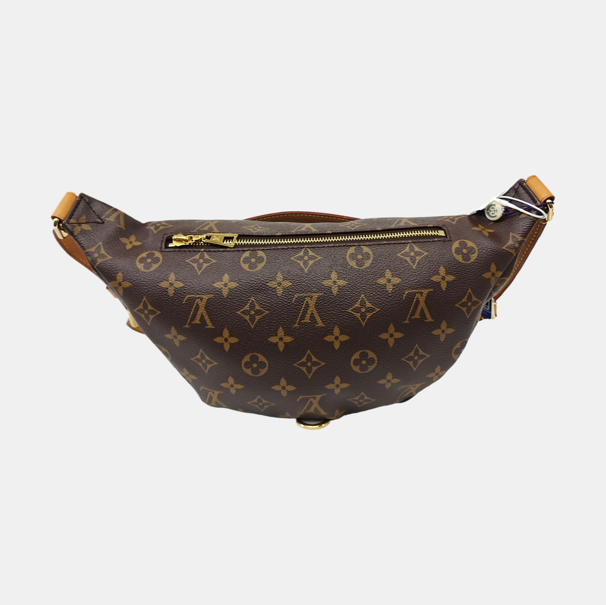 BUMBAG Monogram Coated Canvas Brown