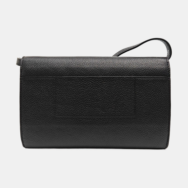 Calfskin Shoulder Bag Black