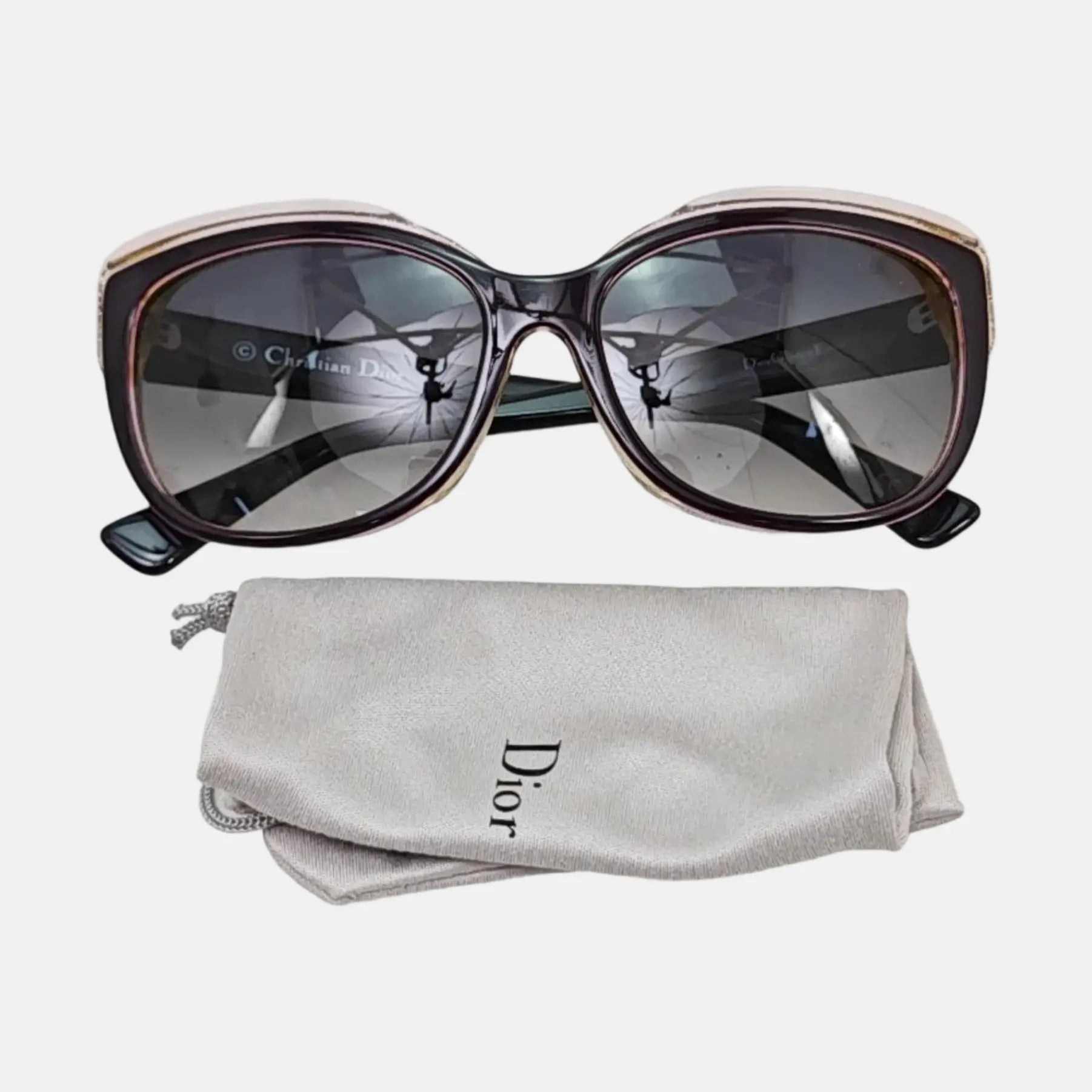 Synthetic Sunglasses Black