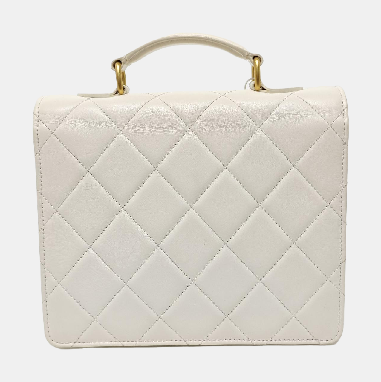 Quilted Calfskin White