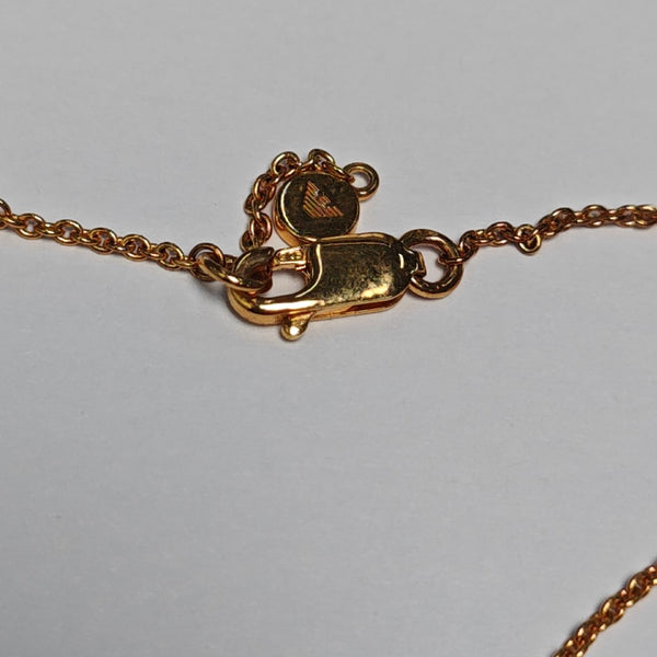 925 Sterling Silver Rose Gold Necklace