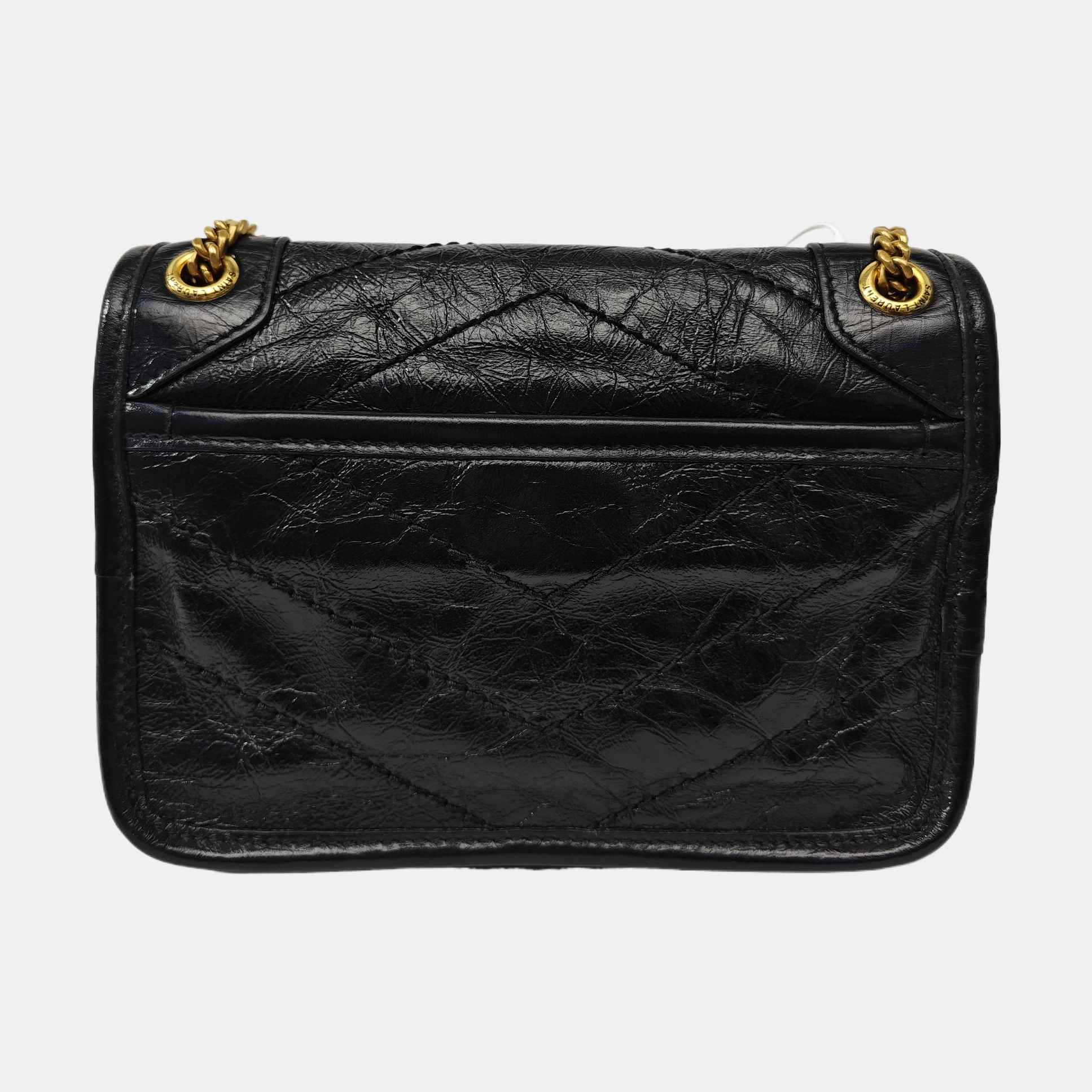NIKI Mini Quilted Calfskin Black