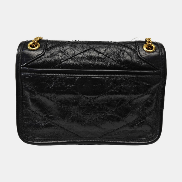 NIKI Mini Quilted Calfskin Black