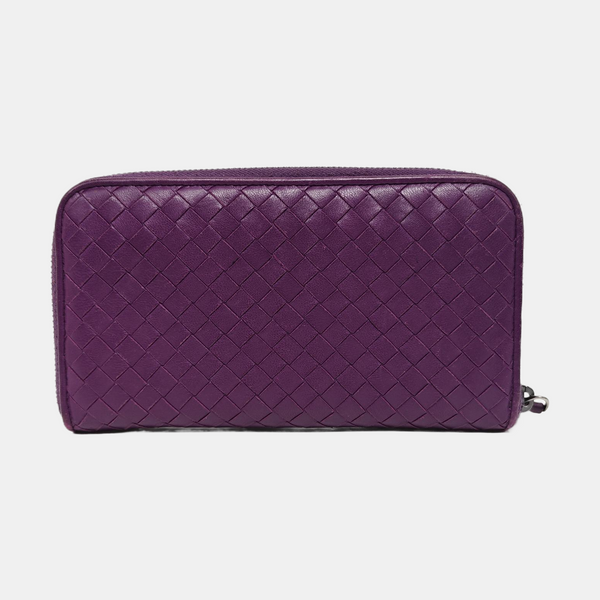 Lambskin Wallet Purple