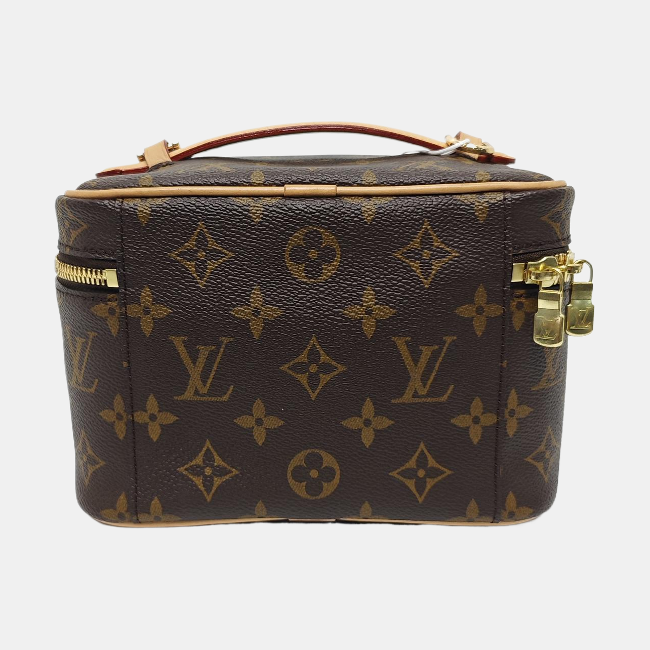 NICE Mini Monogram Coated Canvas Brown