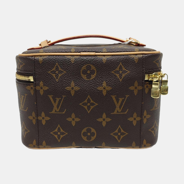 NICE Mini Monogram Coated Canvas Brown