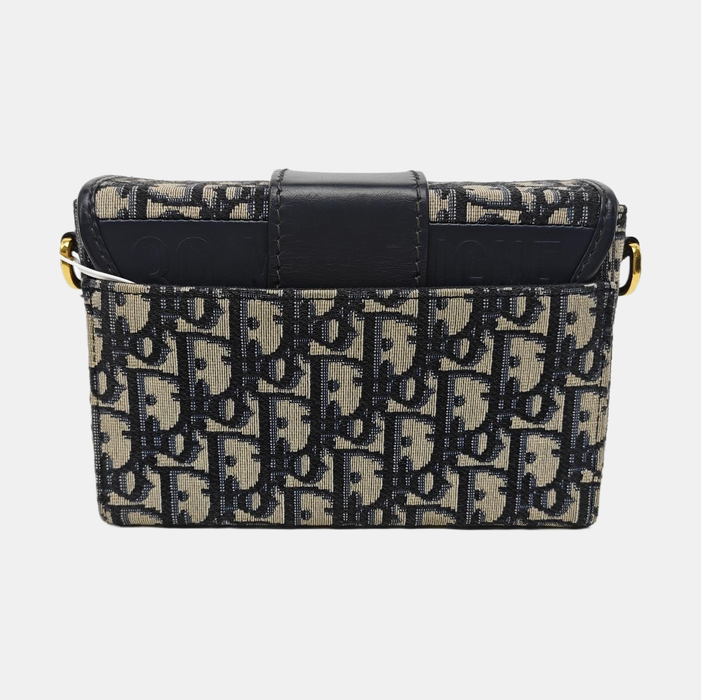 30 Montaigne Mini Oblique Canvas Blue