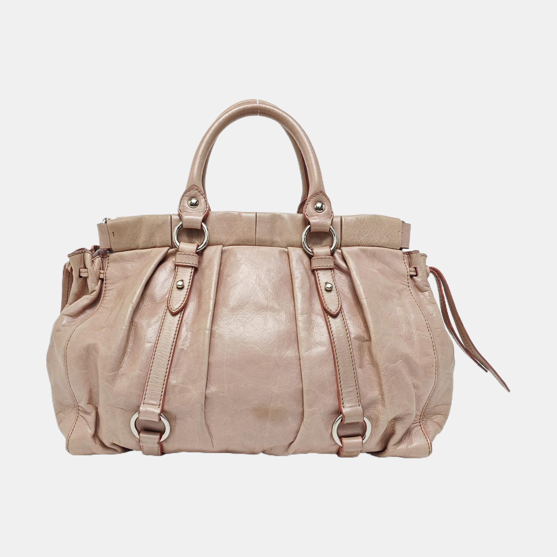 Calfskin Tote Bag Pink