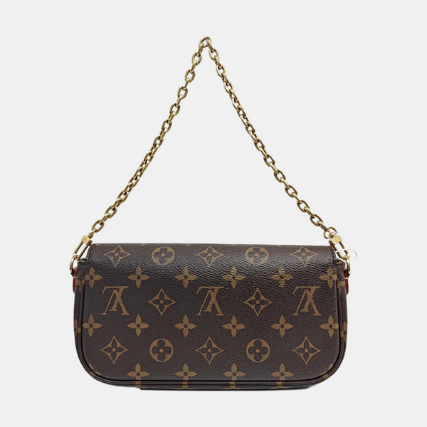 IVY Monogram Coated Canvas Brown