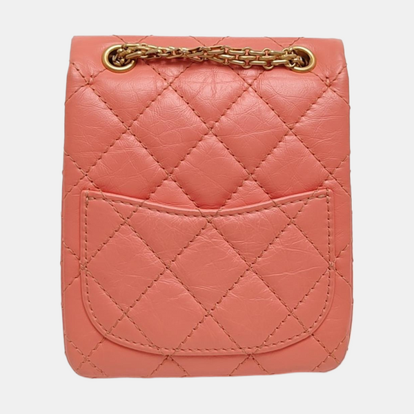 Authenticated pre-owned  2.55 Quilted Calfskin Pink - Shoulder Bag at Looply
