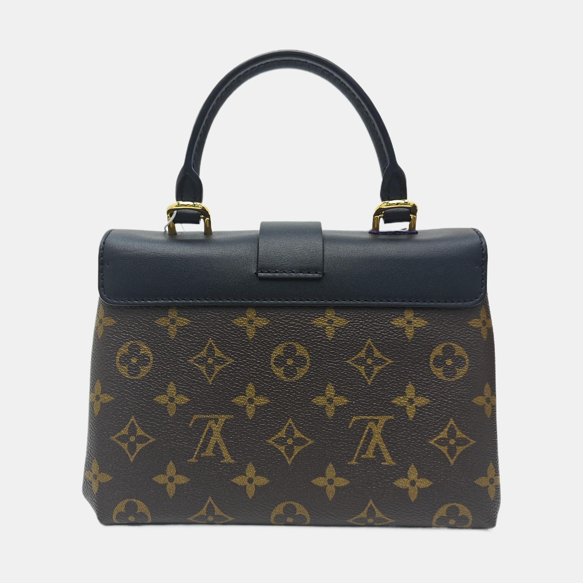 LOCKY BB Monogram Coated Canvas Brown