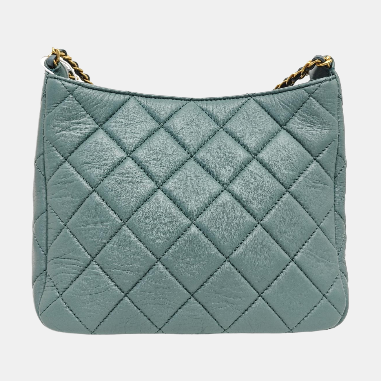 23A HOBO Quilted Lambskin Green