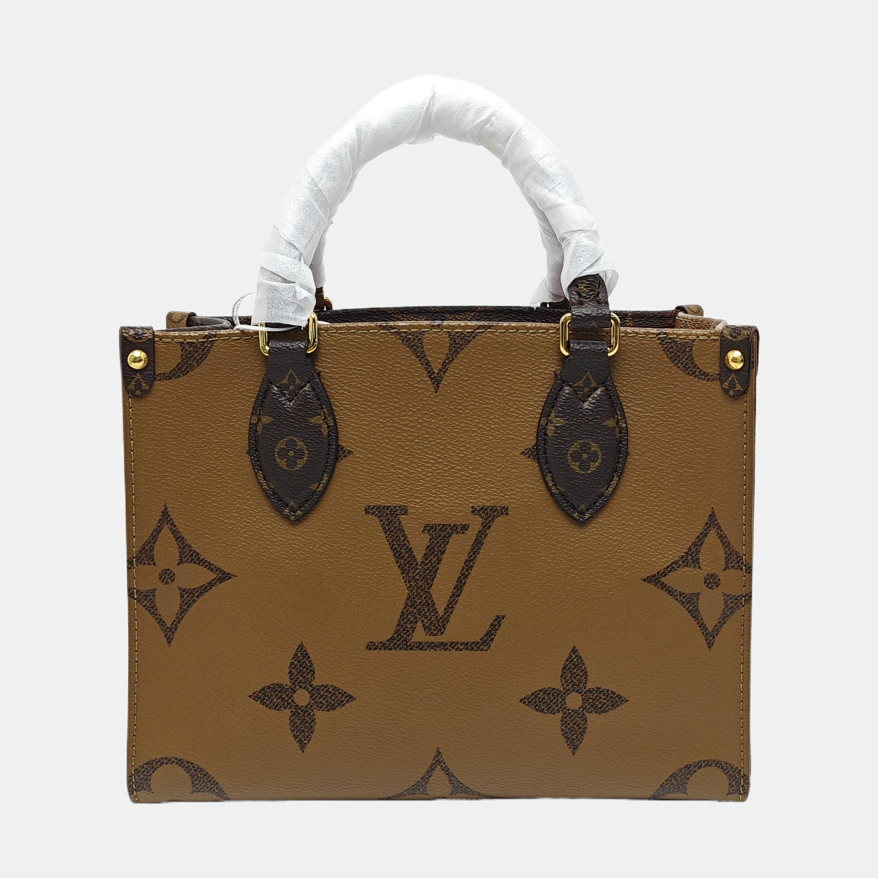 ONTHEGO PM Monogram Coated Canvas Brown