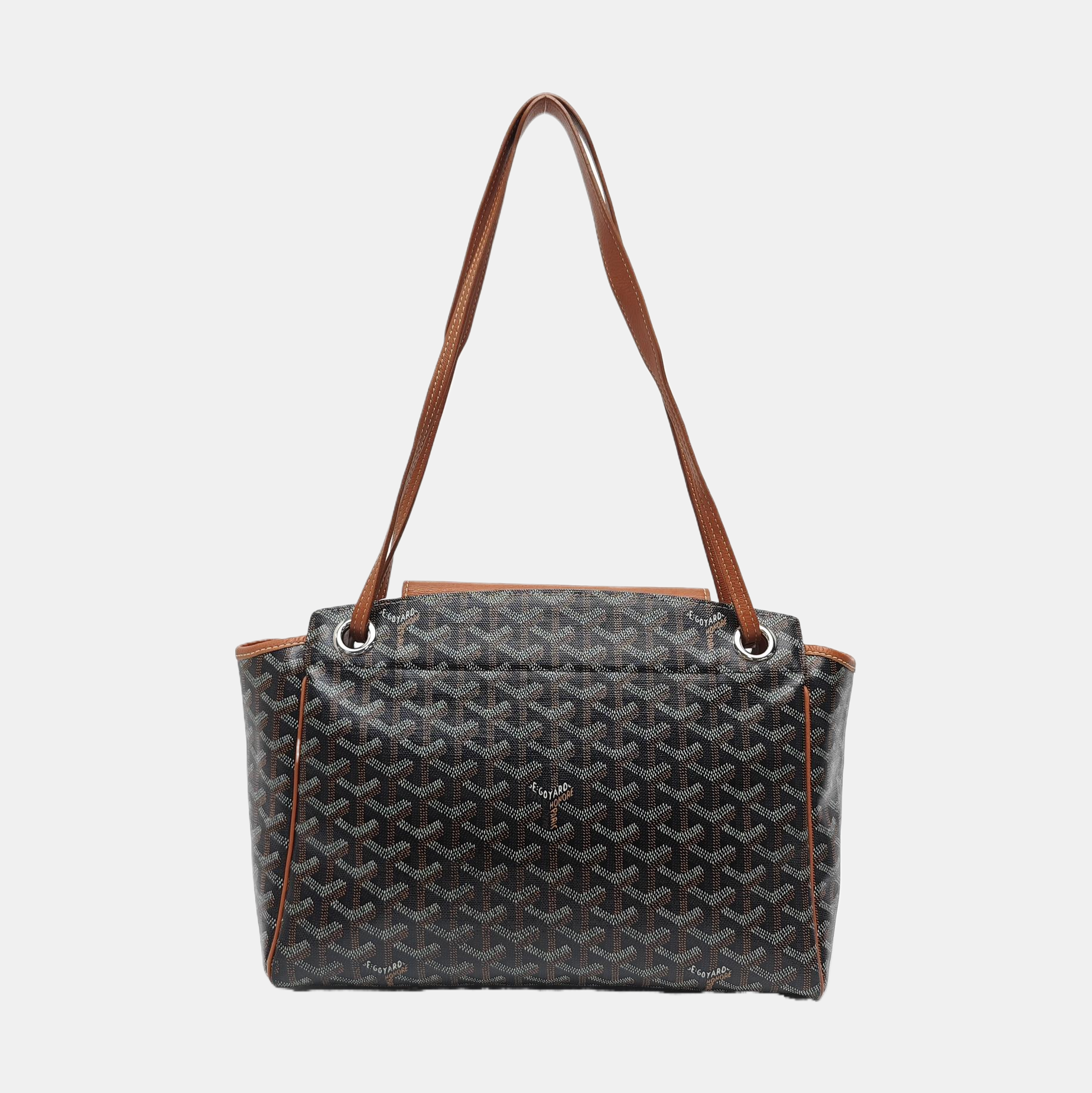 Rouette PM Coated Canvas Brown