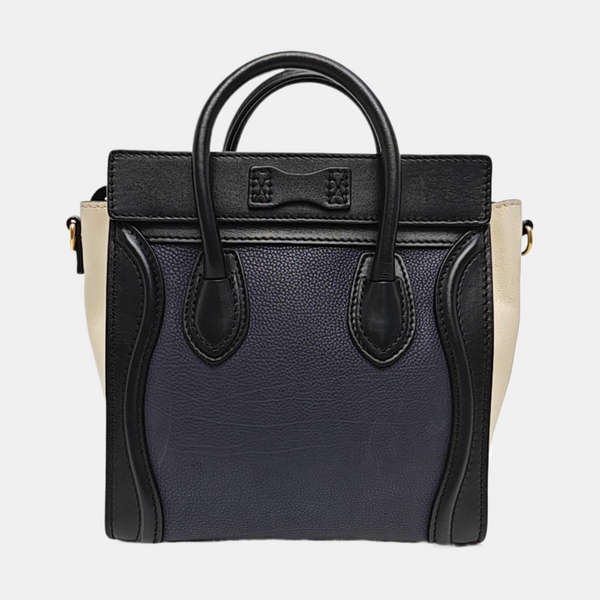LUGGAGE Nano Calfskin Blue
