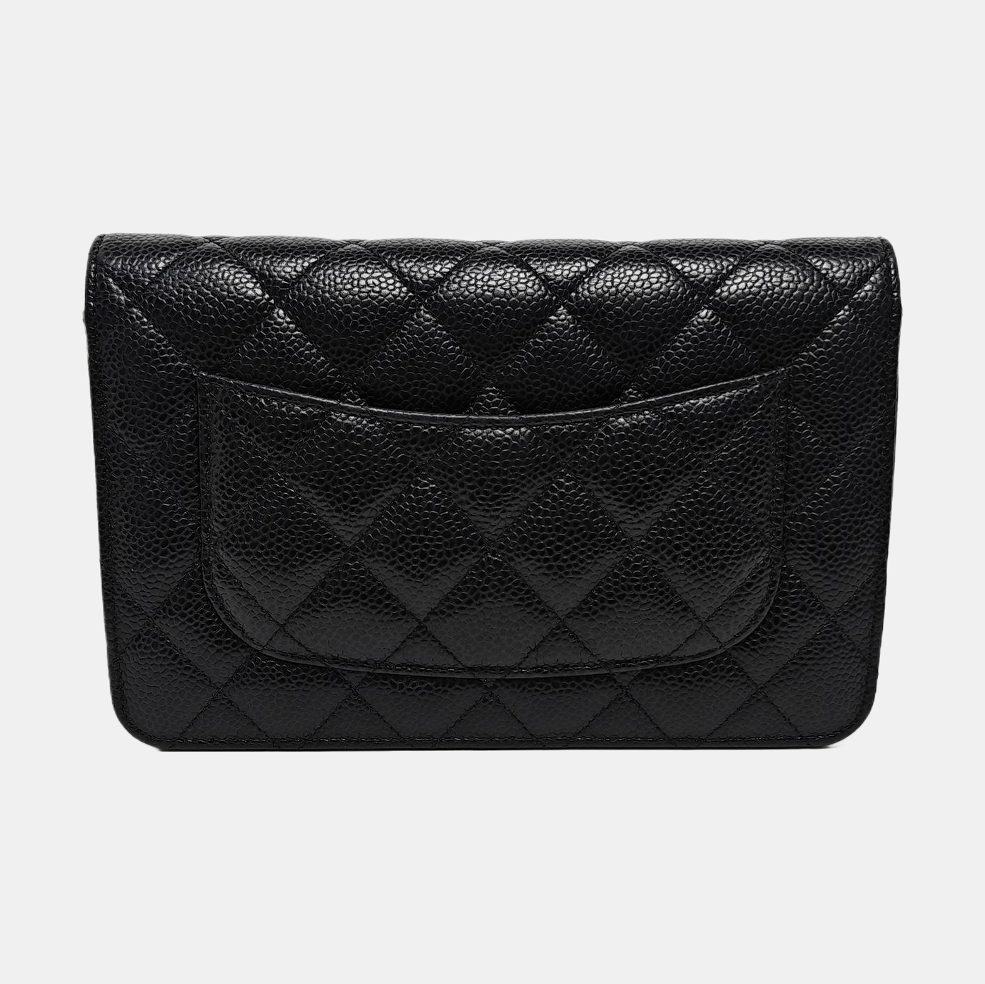 WOC Quilted Grained Calfskin Black