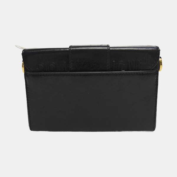 Authenticated pre-owned  30 Montaigne Calfskin Black - Shoulder Bag at Looply