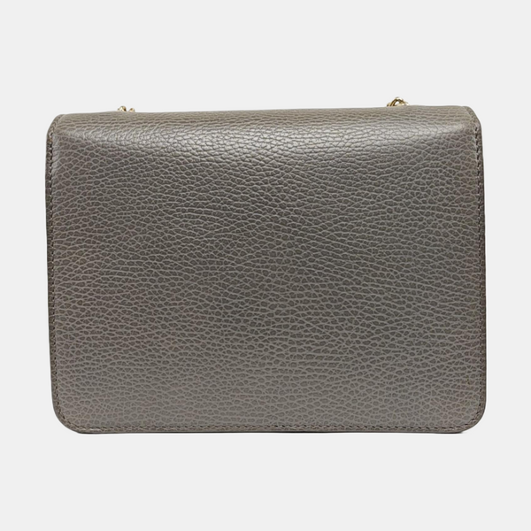 Authenticated pre-owned  Interlocking G Small Calfskin Grey - Shoulder Bag at Looply