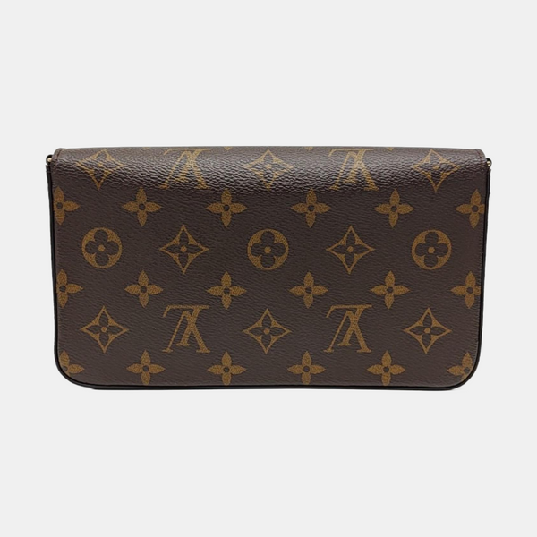 FÉLICIE Monogram Coated Canvas Brown