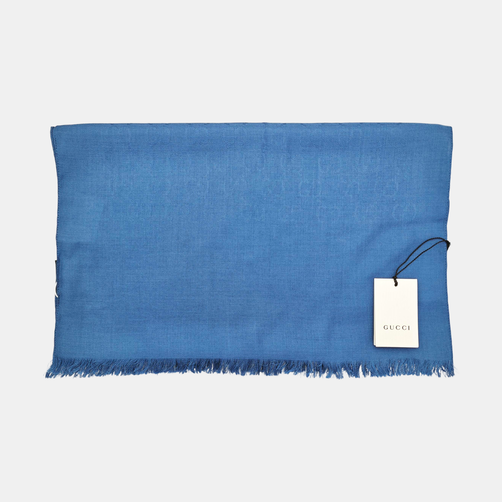 Wool Scarf Blue