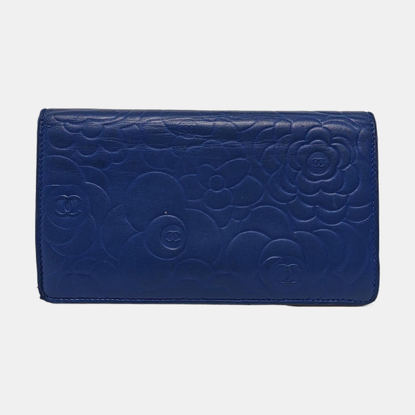 Lambskin Wallet Blue