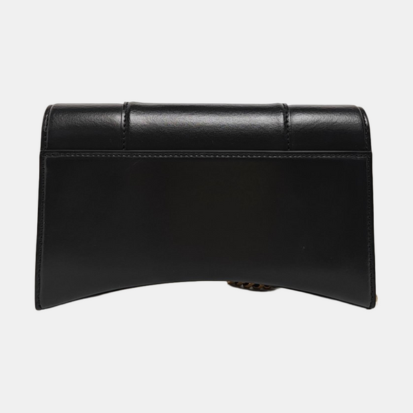 Hourglass S Calfskin Black