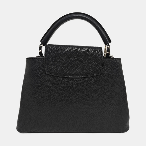 Authenticated pre-owned  CAPUCINES BB Calfskin Black - Shoulder Bag at Looply