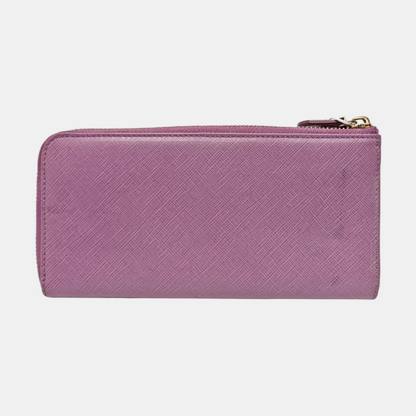 Authenticated pre-owned  Gancini Calfskin Purple Wallet - Wallet at Looply