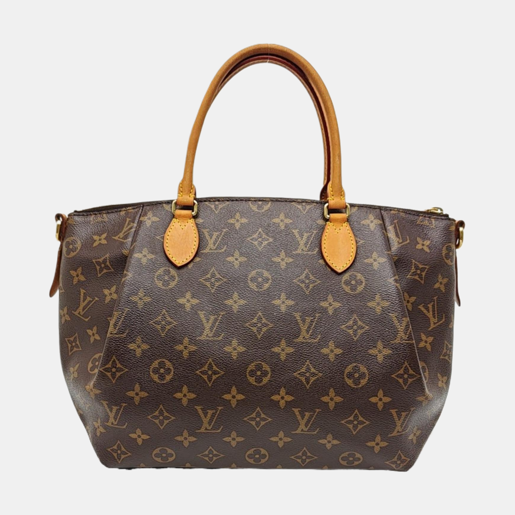 TURENNE PM Monogram Coated Canvas Brown