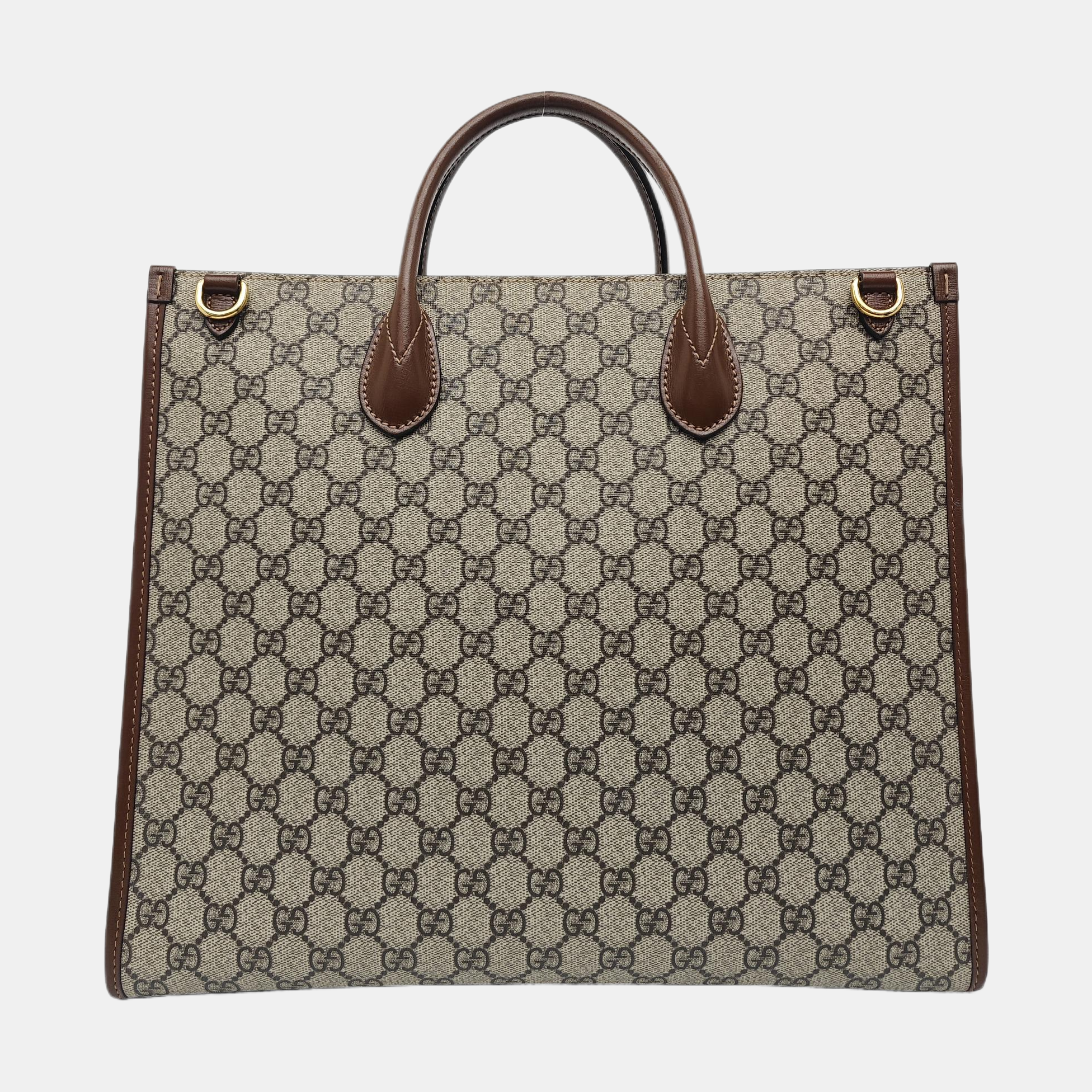 Retro Medium Monogram Coated Canvas Black