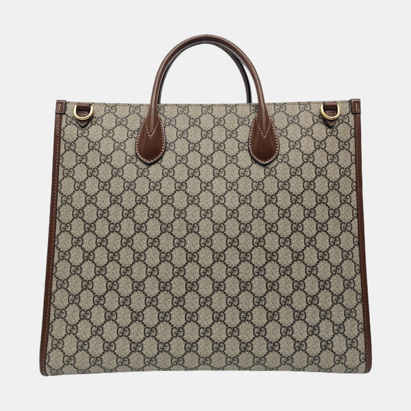 Retro Medium Monogram Coated Canvas Black