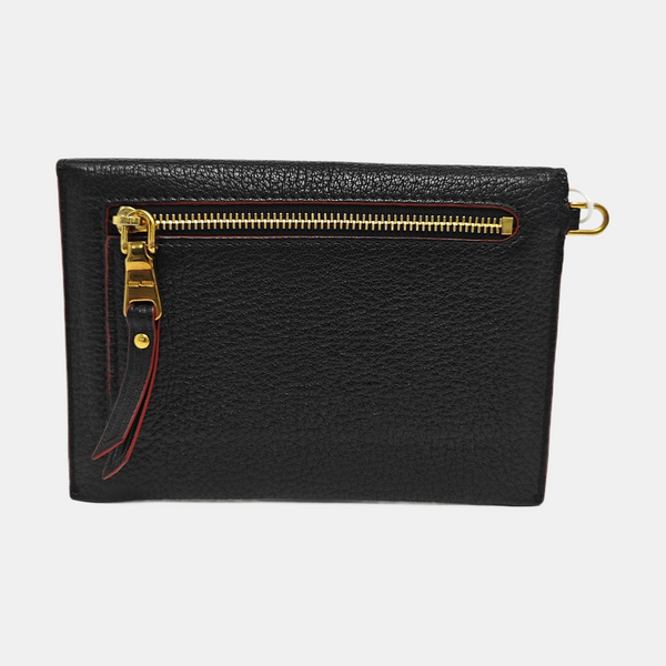 Love Lambskin Black Wallet