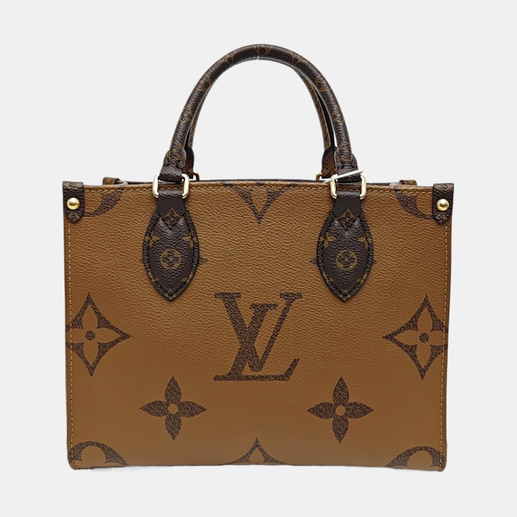 ONTHEGO PM Monogram Coated Canvas Brown
