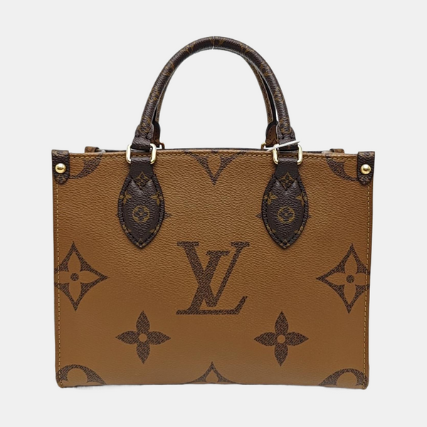 ONTHEGO PM Monogram Coated Canvas Brown