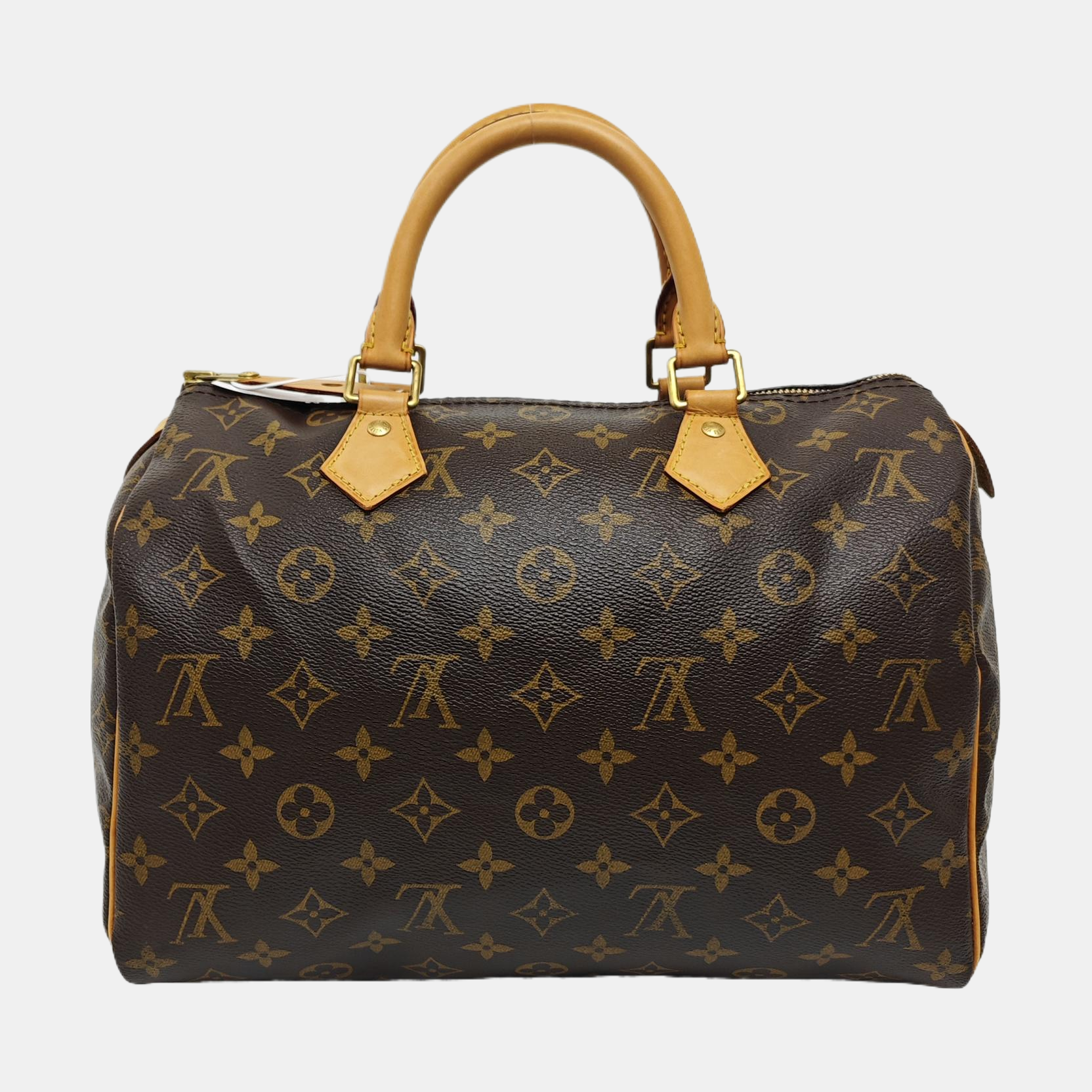 SPEEDY 30 Monogram Coated Canvas Brown