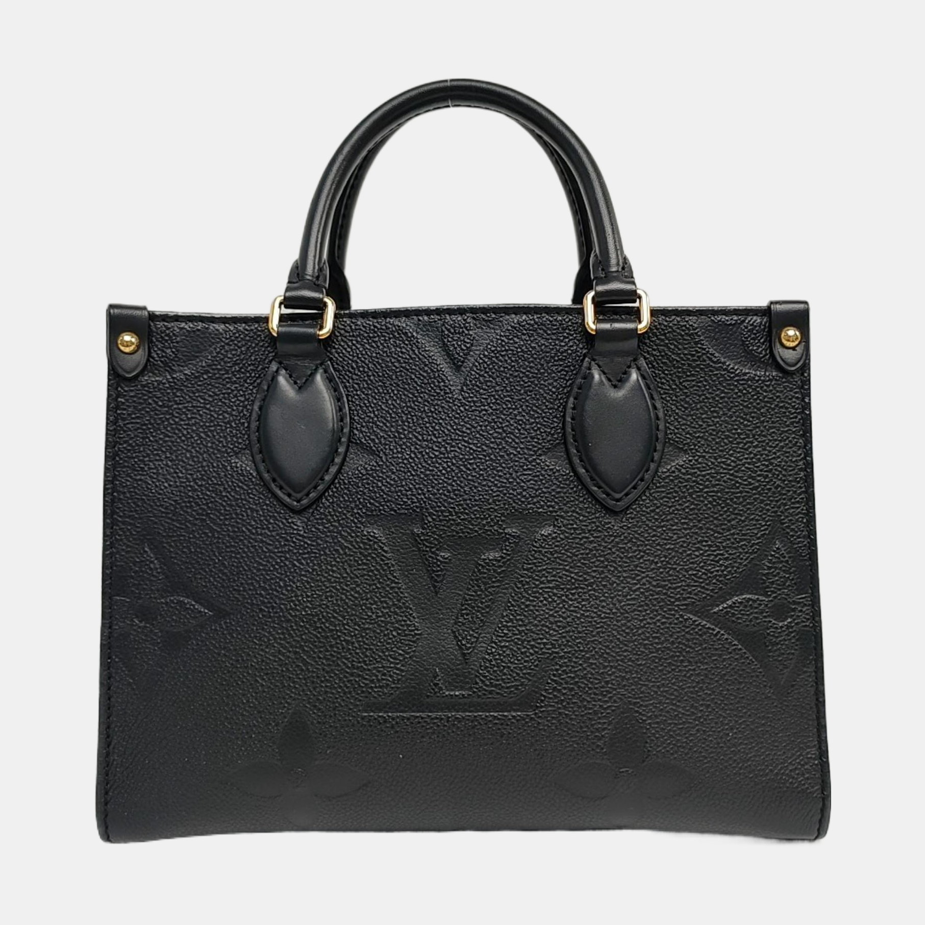 ONTHEGO PM Monogram Calfskin Black