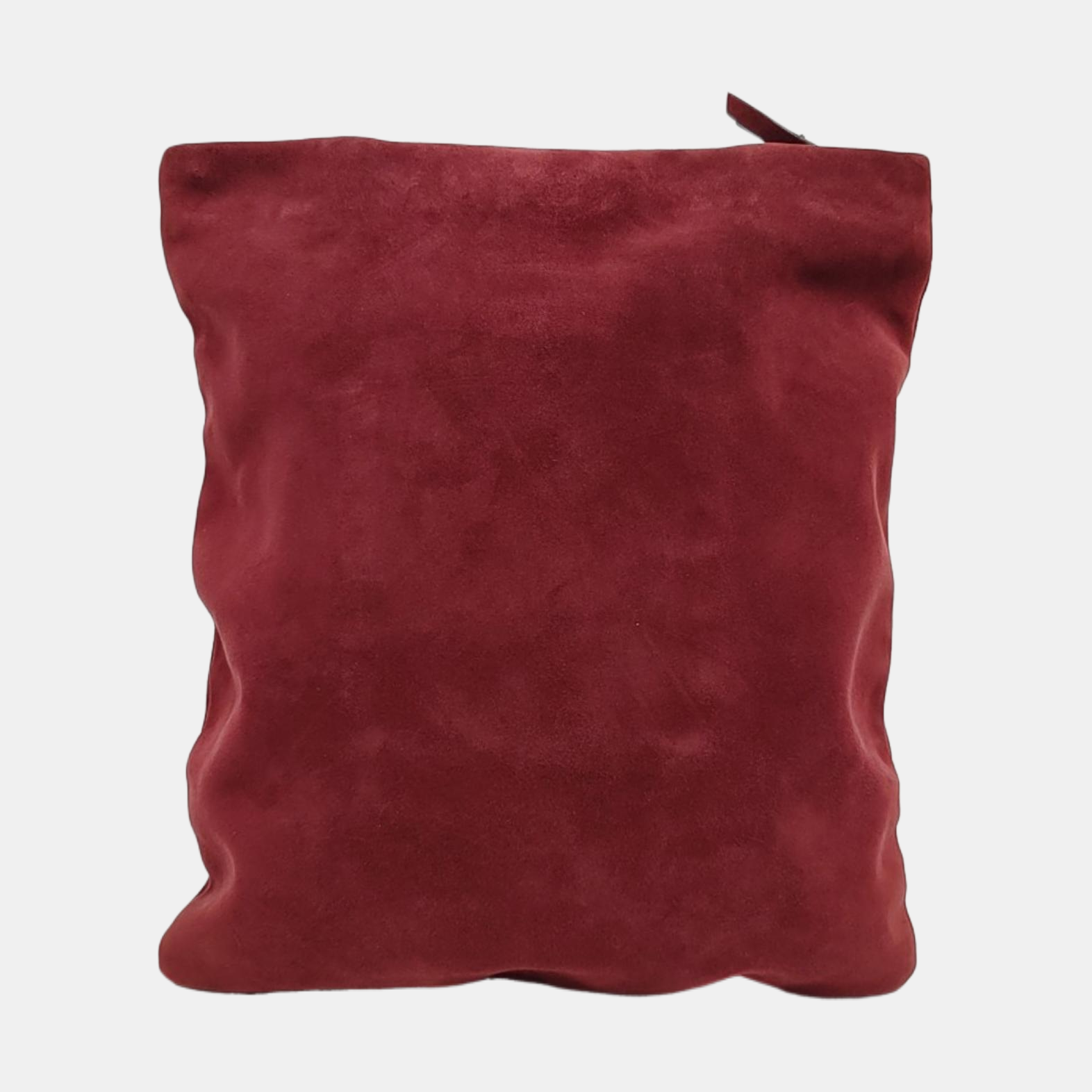 Suede Tote Bag Red