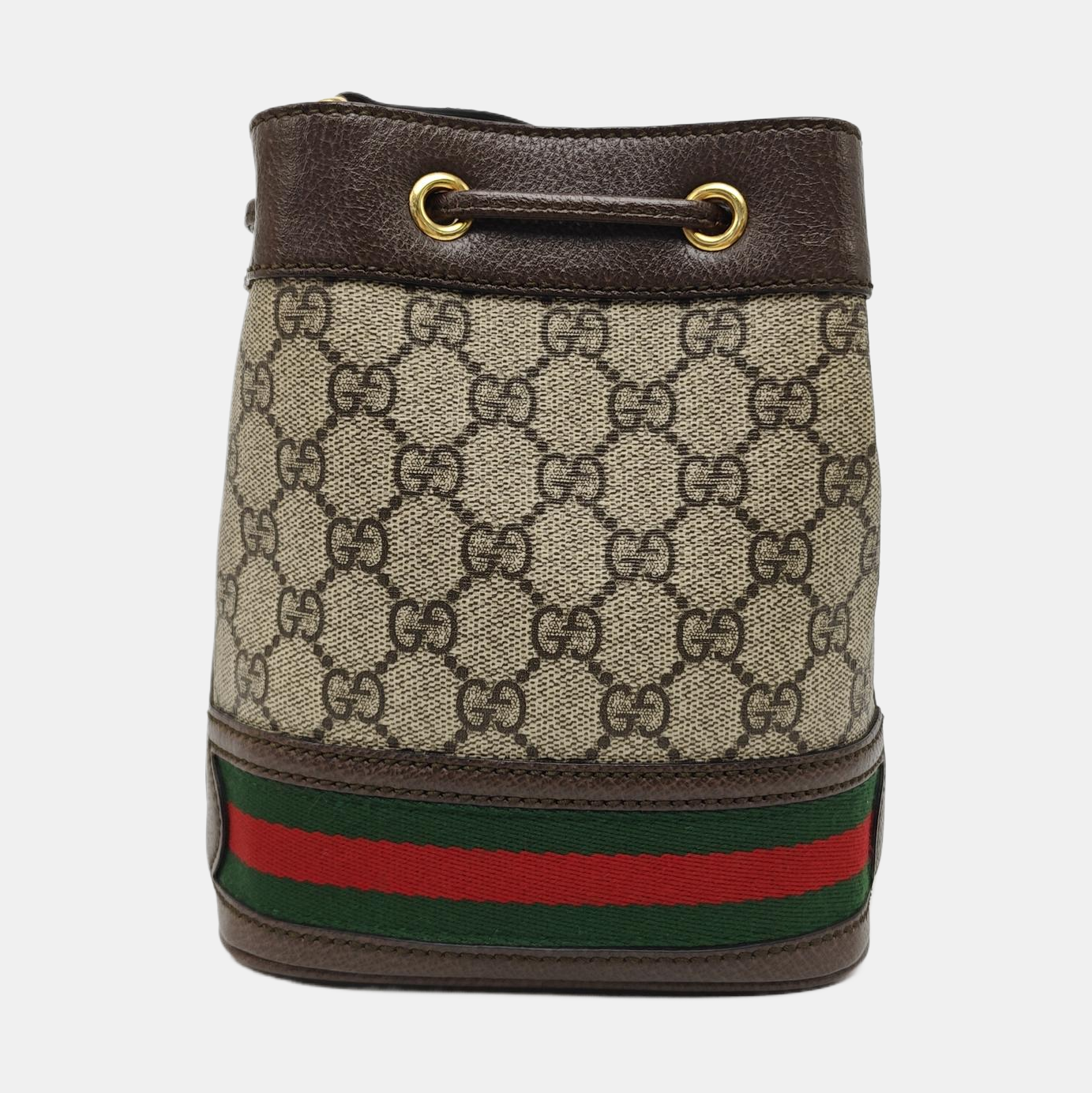 Ophidia Mini Monogram Coated Canvas Beige