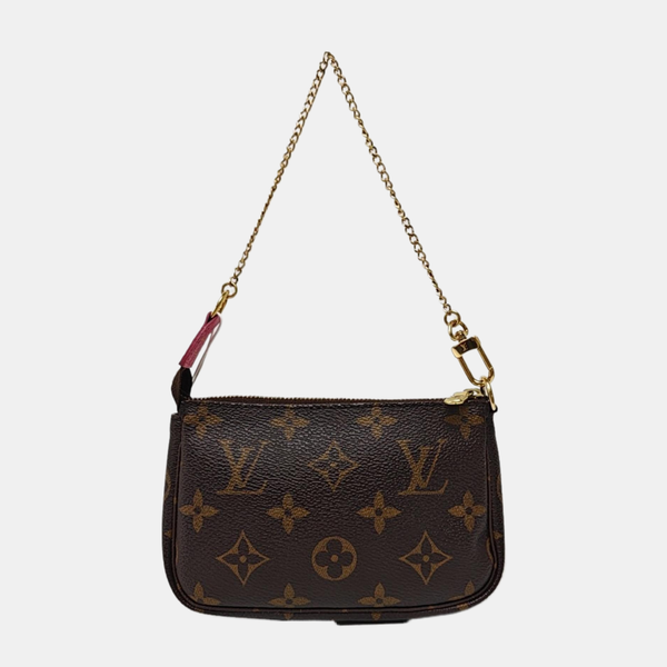ACCESSOIRES Mini Monogram Coated Canvas Brown