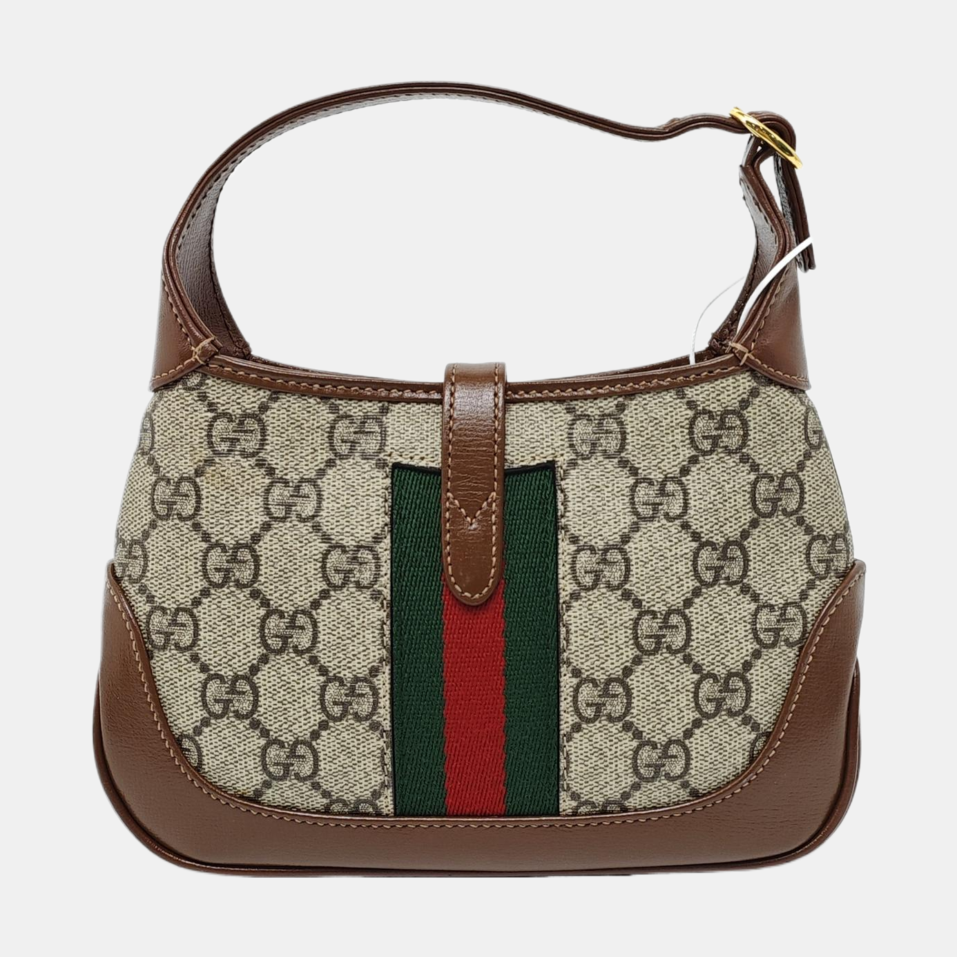 Jackie 1961 Mini Monogram Coated Canvas Beige
