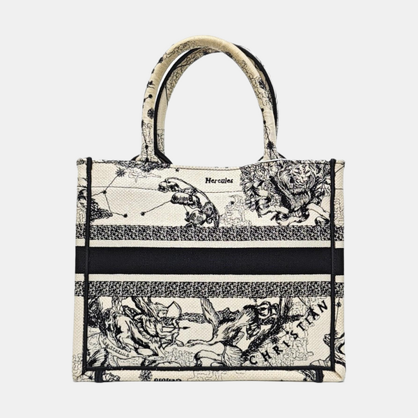 Authenticated pre-owned  Book Tote Small Canvas White - Tote Bag at Looply