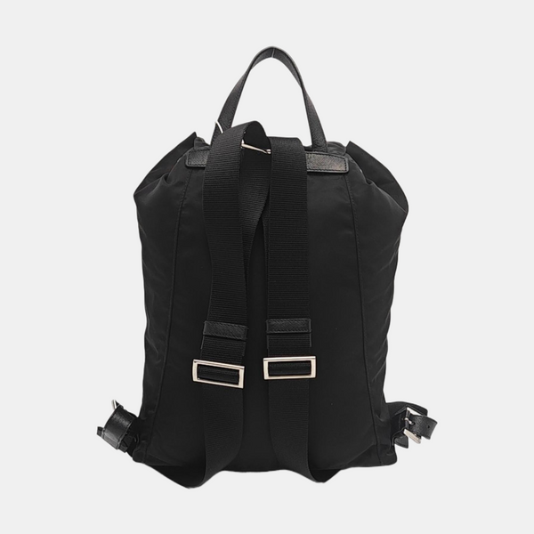 Nylon Backpack Black