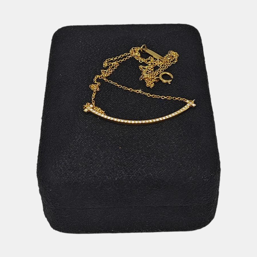 Tiffany T 18k Gold Necklace
