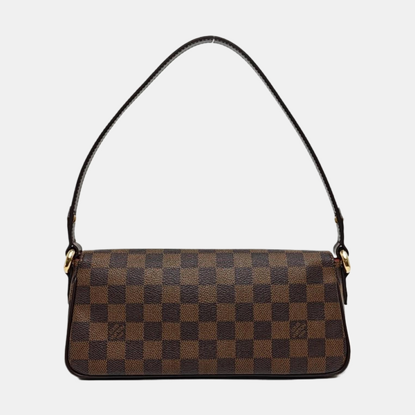 RAVELLO Damier Ebene Coated Canvas Brown