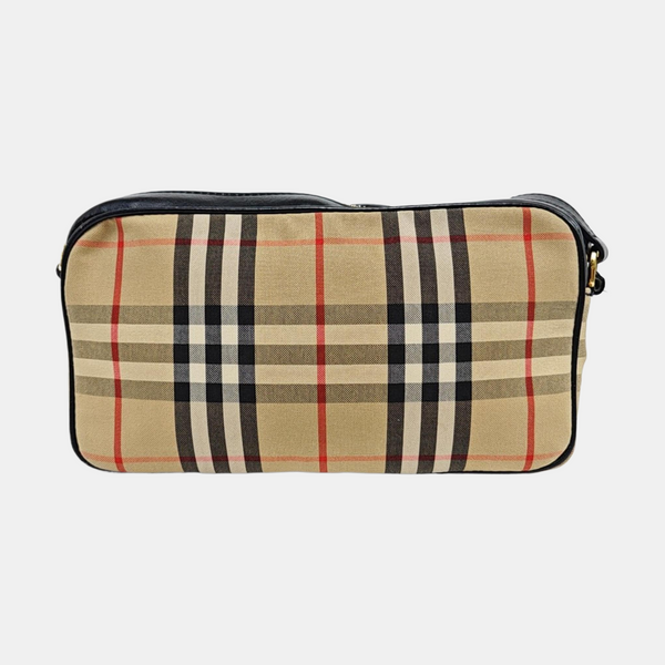 Canvas Crossbody Bag Small Brown