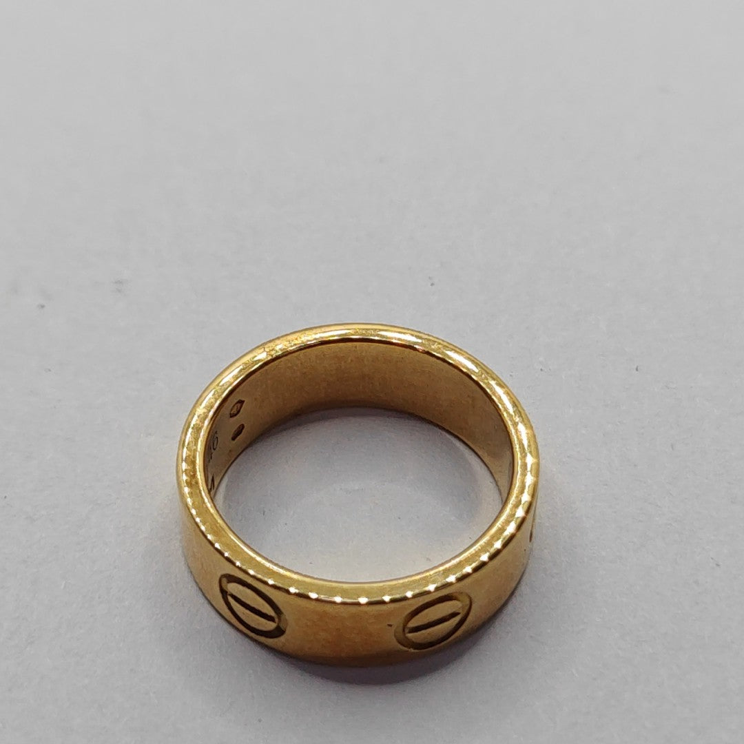 LOVE 18k Gold Ring EU 46
