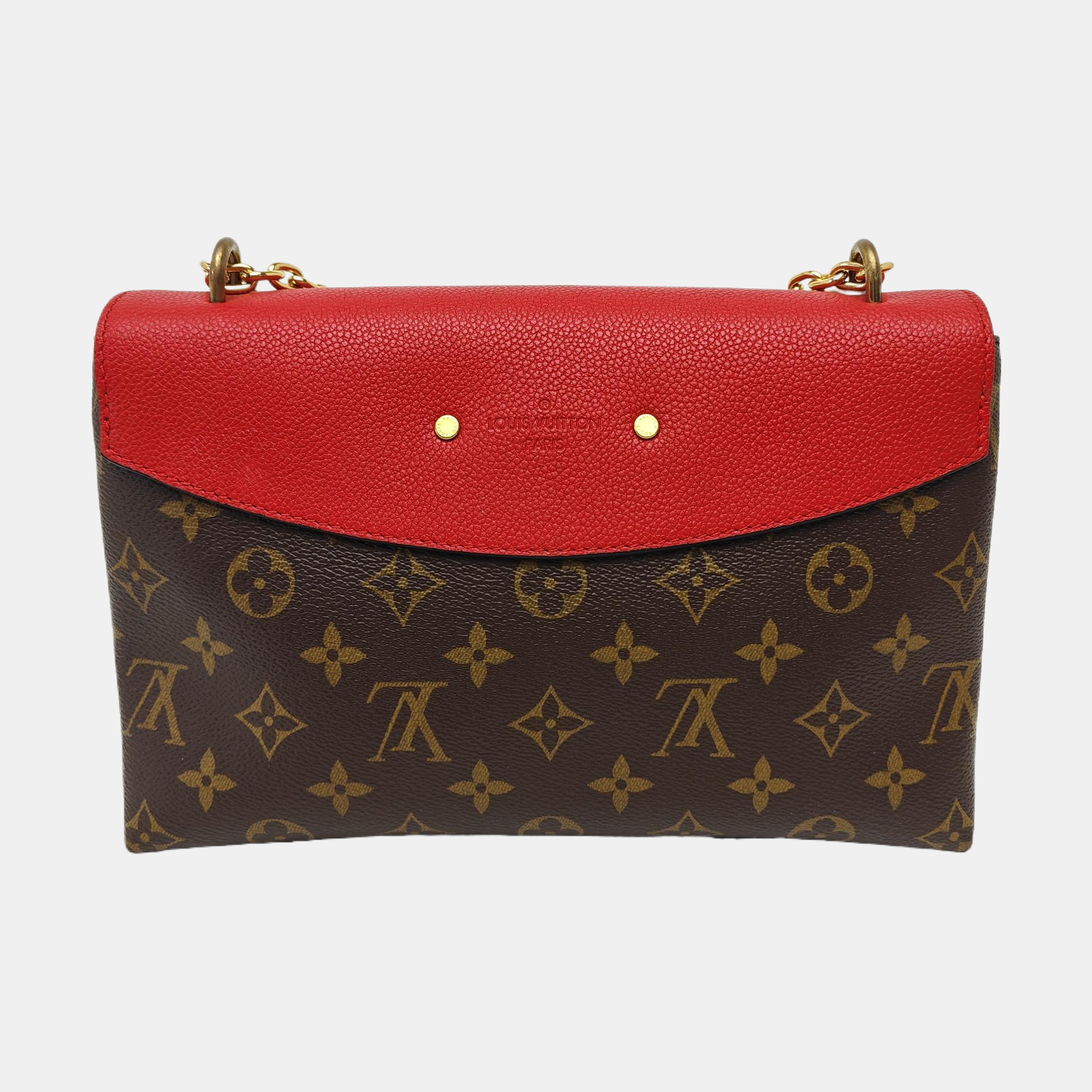 SAINT PLACIDE Monogram Coated Canvas Brown